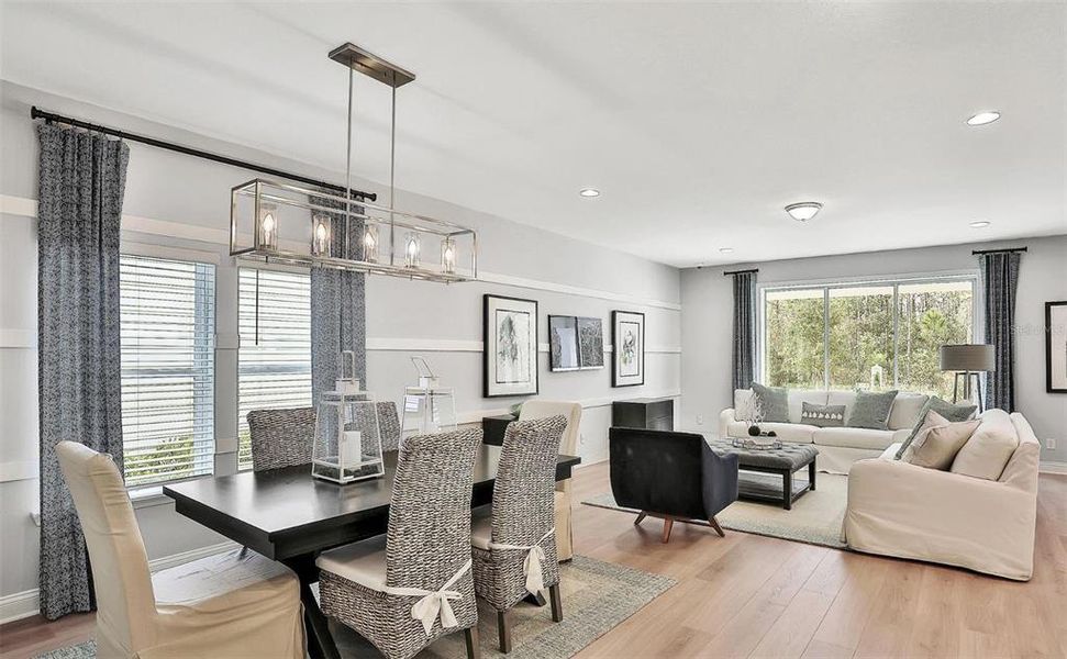 Furnished interior view inside a new home in Wilford Preserve, Orange Park (Image 8). Furnished interior view inside a new home in Wilford Preserve, Orange Park (Image 8).