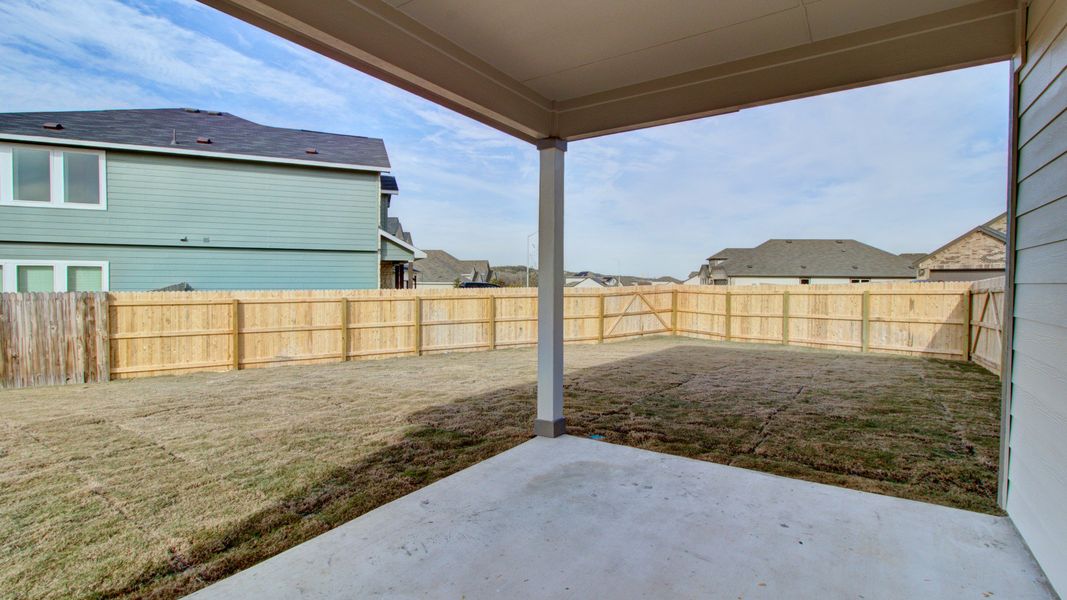 Furnished interior view inside a new home in Cloud Country, New Braunfels (Image 5).