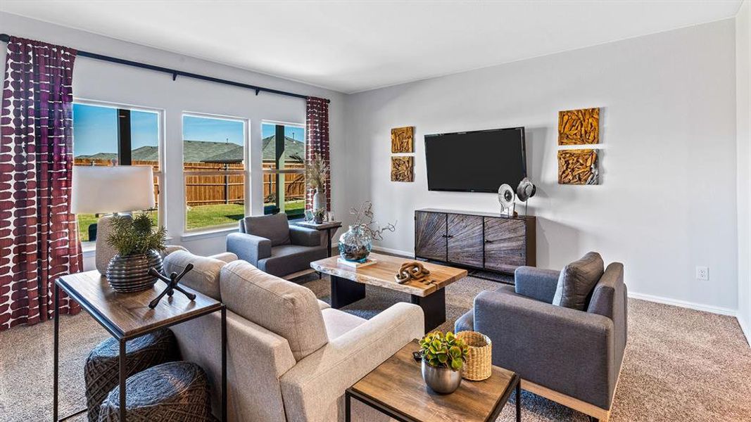 Furnished interior view inside a new home in Bella Vista, Granbury (Image 23).