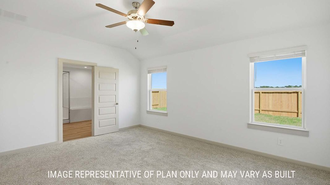 Representative unfurnished interior of a home built from the Lakeway by D.R. Horton in Reserve at Mallard Lakes, Orange (Image 18).