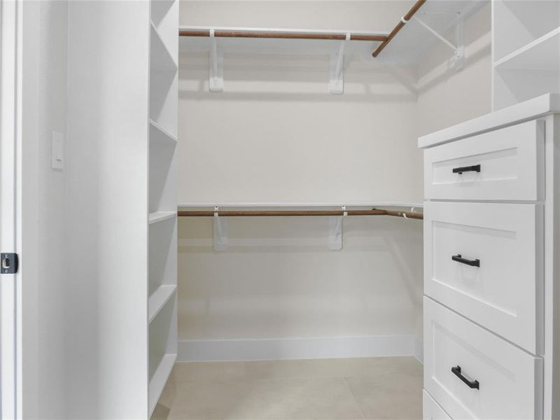 Similar Closet in a home Built by Tx Best Home Builders