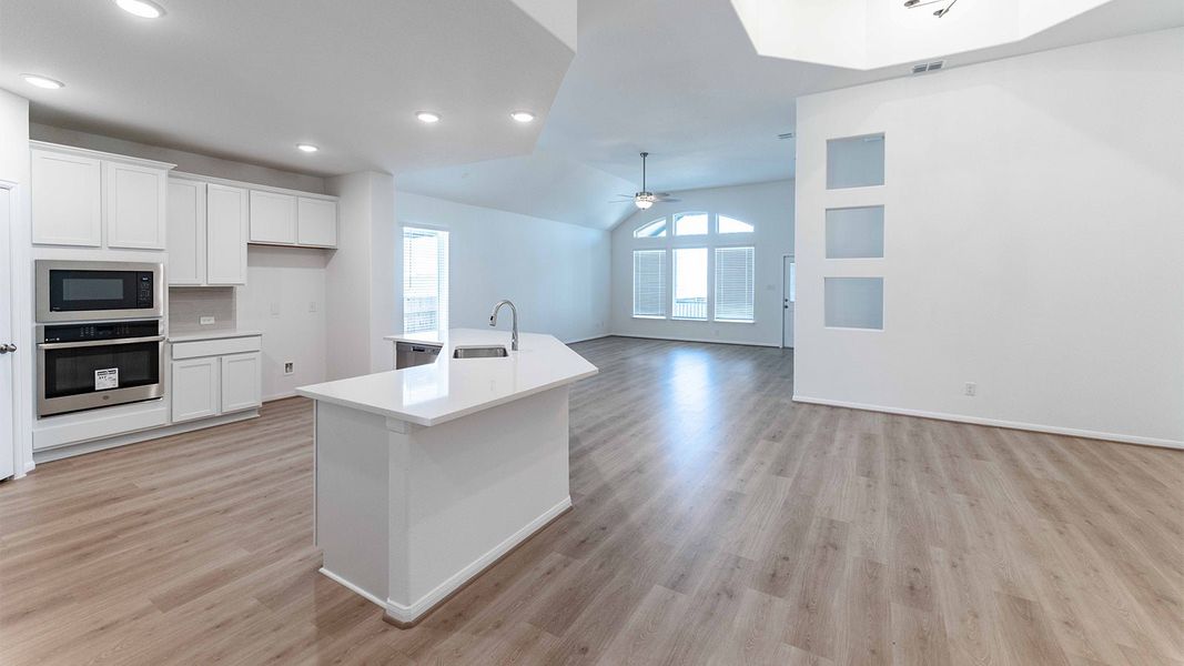 Furnished interior view inside a new home in Sunfield, Buda (Image 3).