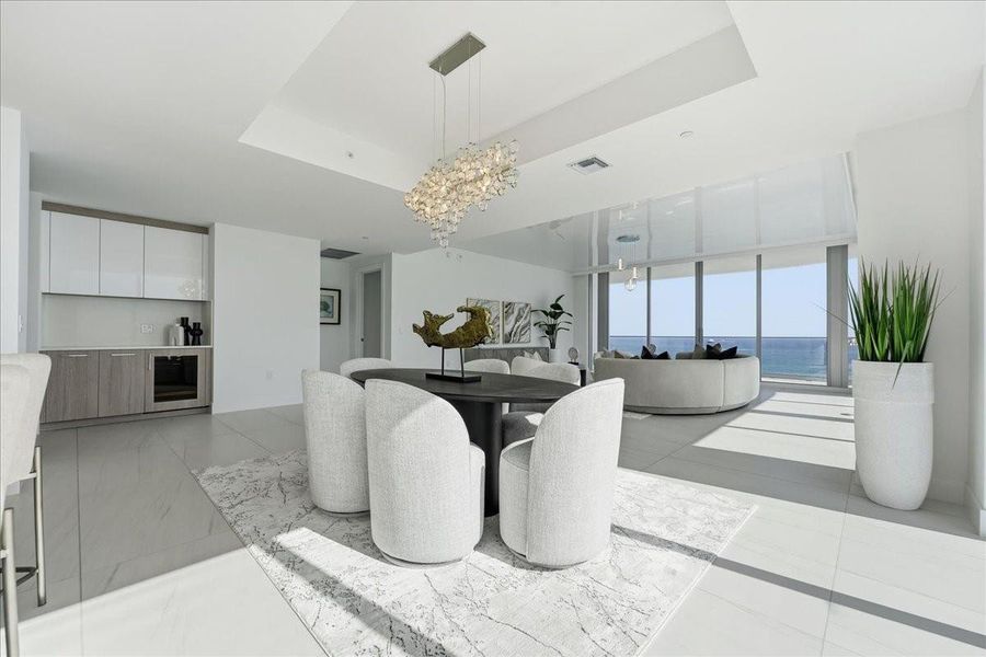 Furnished interior view inside a new home in , Fort Lauderdale (Image 30).