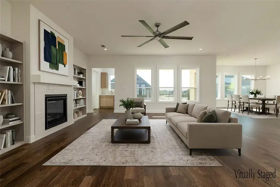 Furnished interior view inside a new home in , Rockwall (Image 9).