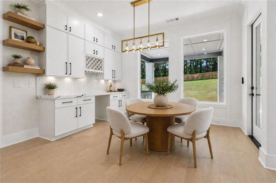 Furnished interior view inside a new home in , Grayson (Image 14).