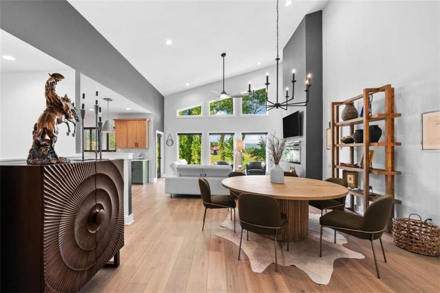 Furnished interior view inside a new home in , Morganton (Image 36).