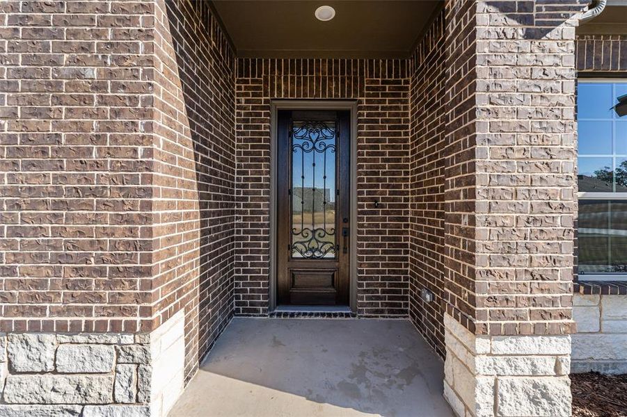 Exterior details and patio area of a home in Oak Grove Addition, Springtown (Image 3). Exterior details and patio area of a home in Oak Grove Addition, Springtown (Image 3).
