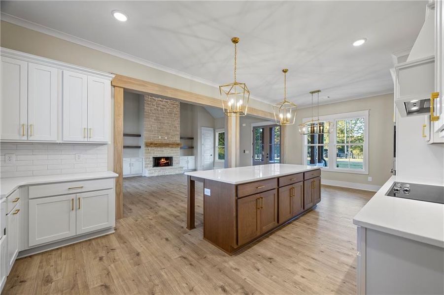 Furnished interior view inside a new home in , Monroe (Image 12).