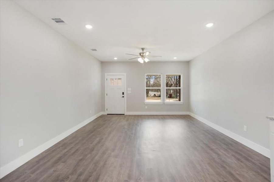 Dining room looking toward front door