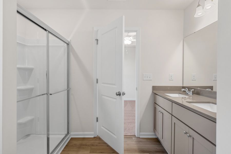 Furnished interior view inside a new home in Wingate, Inman (Image 11).