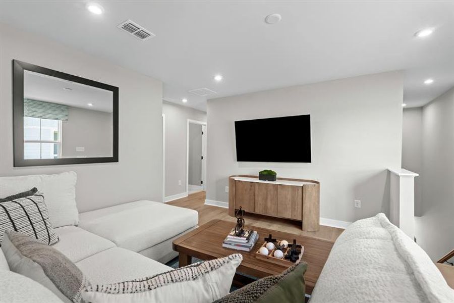 Representative furnished interior of a home built from the Geneva by Ryan Homes in Middle Creek Village, Bolivia (Image 34).