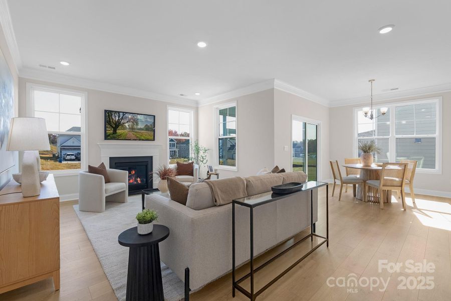 Furnished interior view inside a new home in Sylvan Creek, Denver (Image 5).