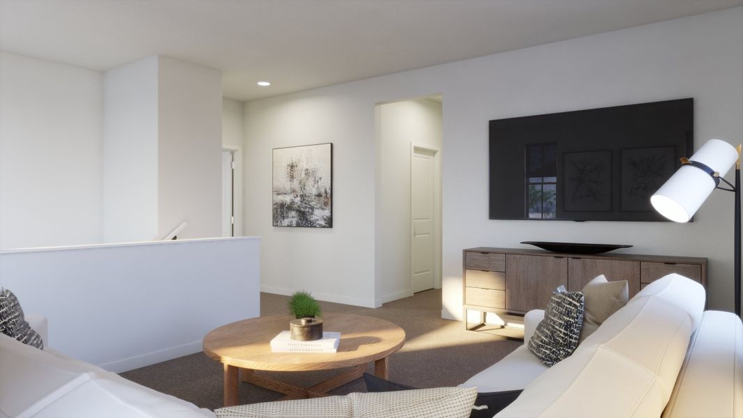 Representative furnished interior of a home built from the 1 by Risewell Homes in Bella Storia, Gilbert (Image 10).
