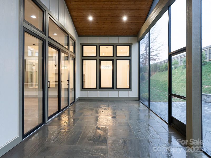 Exterior details and patio area of a home in , Arden (Image 3).