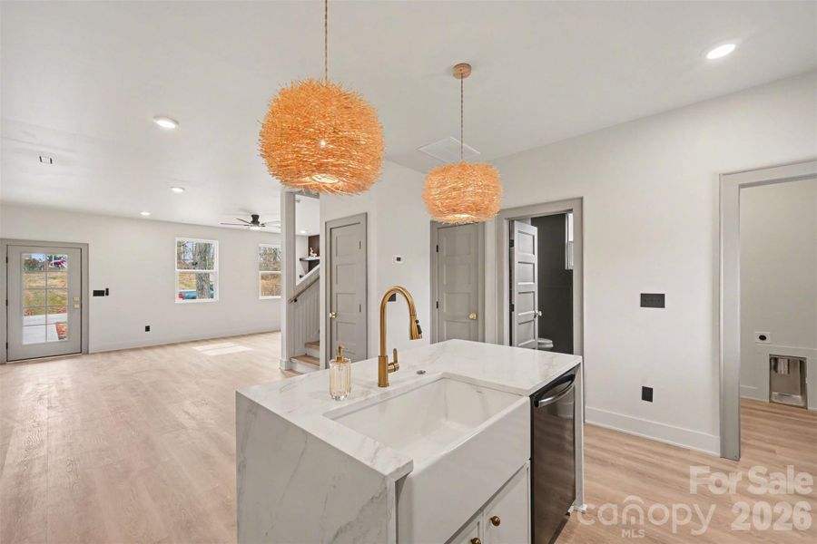 Furnished interior view inside a new home in , Concord (Image 5).