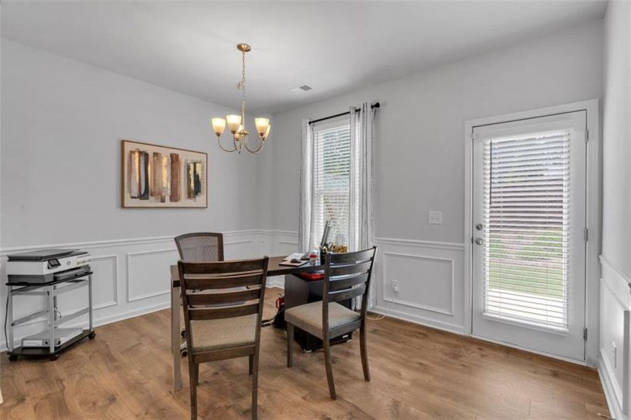 Furnished interior view inside a new home in Park Center Pointe, Austell (Image 8).