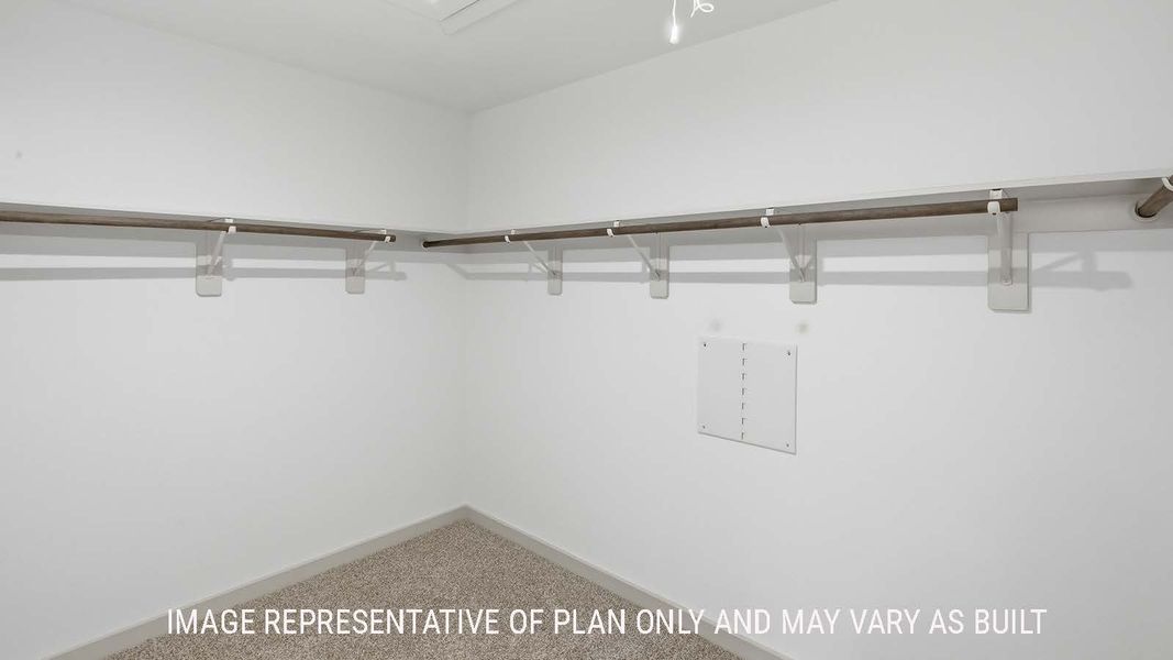 Representative unfurnished interior of a home built from the Kingston by D.R. Horton in China Grove, China (Image 24).