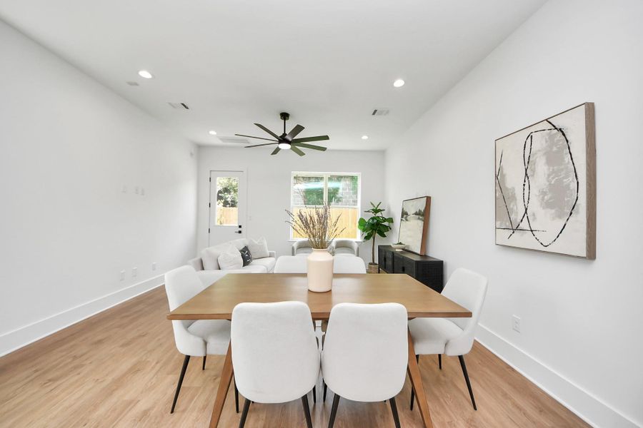 Furnished interior view inside a new home in , Houston (Image 6).