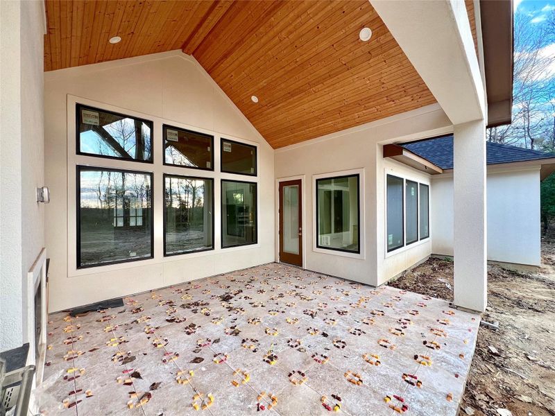 Spacious 16'X16' Rear Porch.