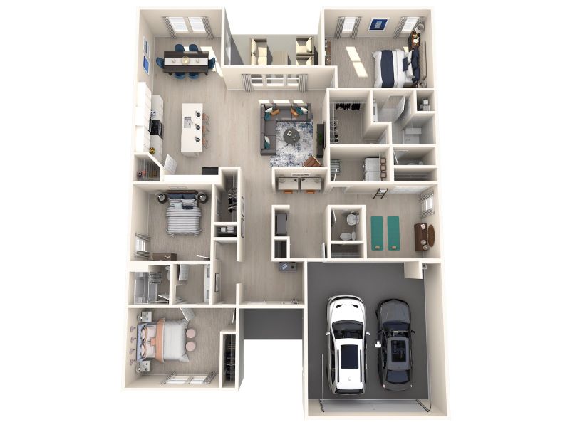 2D floor plan layout for the Kensington by Meritage Homes in Calabash Station, Calabash, NC (Image 5). 2D floor plan layout for the Kensington by Meritage Homes in Calabash Station, Calabash, NC (Image 5).