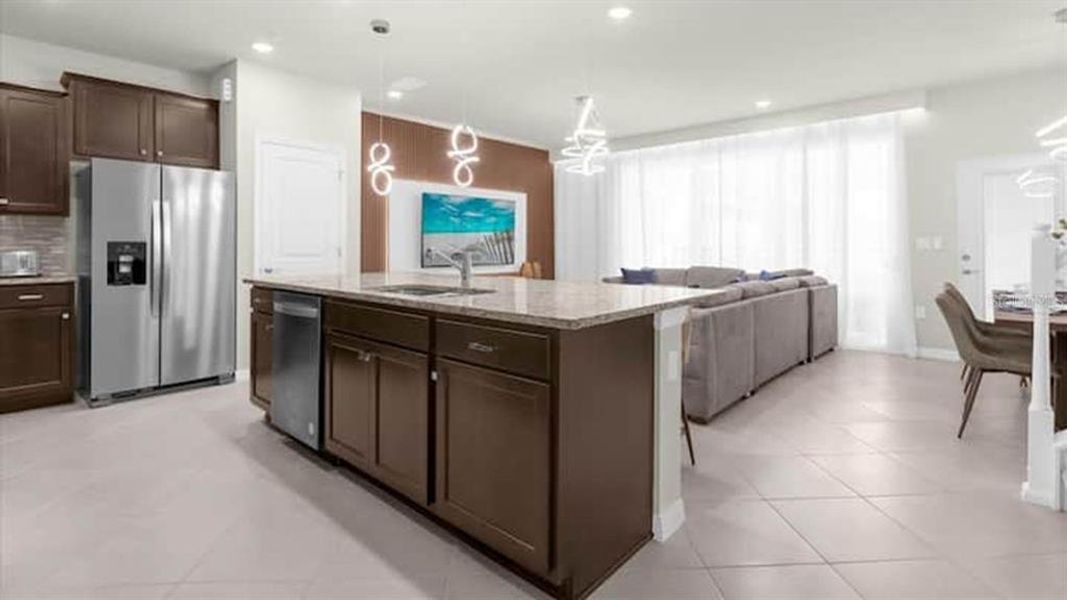 Furnished interior view inside a new home in , Clermont (Image 6).