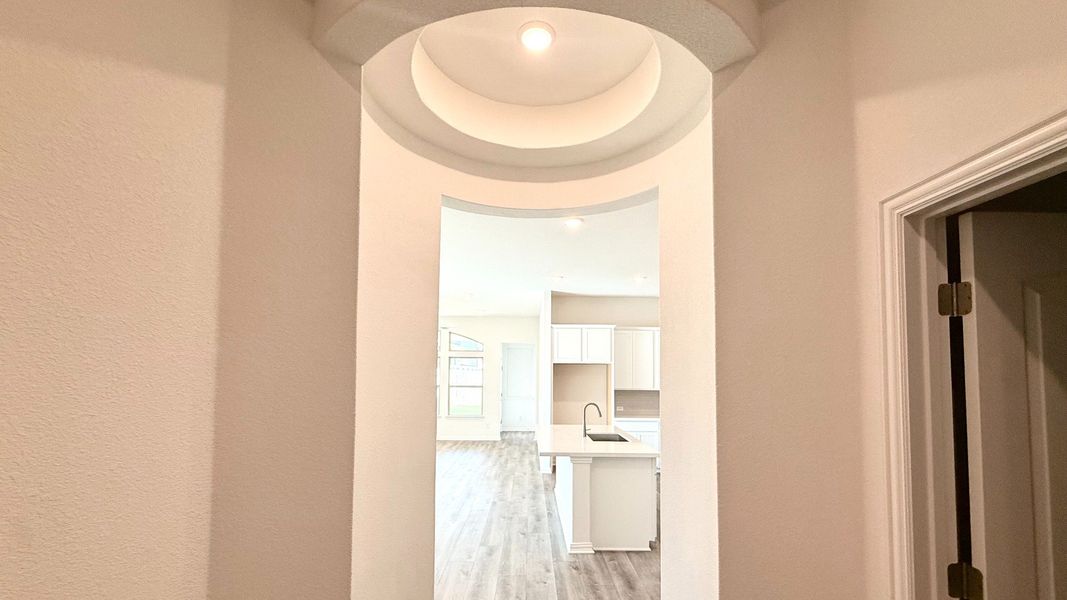 Furnished interior view inside a new home in Carillon, Manor (Image 6).