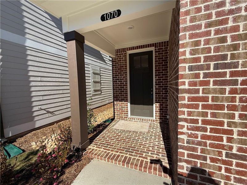 Exterior details and patio area of a home in , Marietta (Image 3). Exterior details and patio area of a home in , Marietta (Image 3).