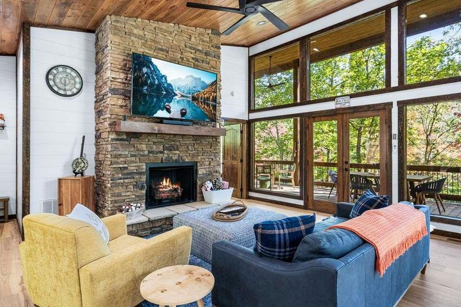 Furnished interior view inside a new home in , Morganton (Image 8). Furnished interior view inside a new home in , Morganton (Image 8).