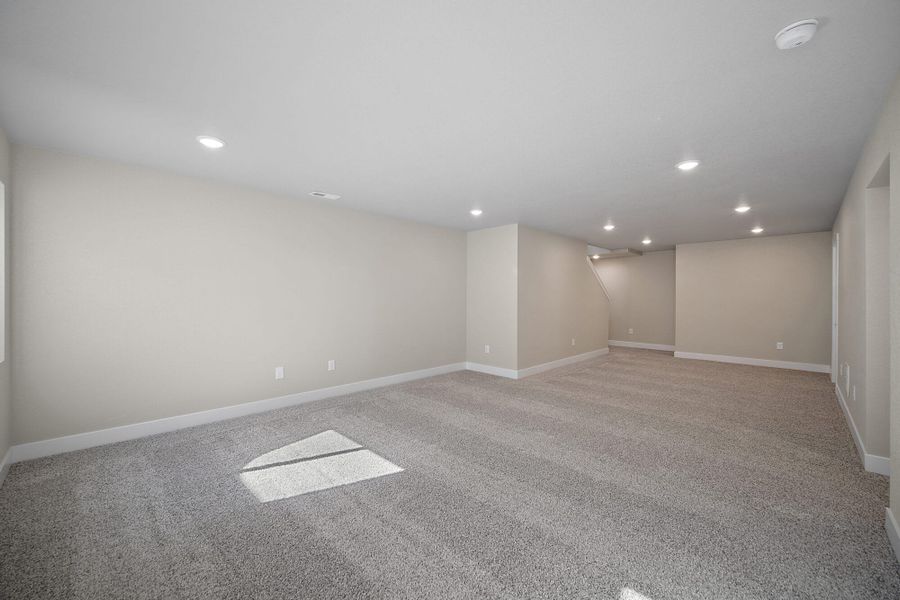 Spacious, unfurnished interior of a new home in Ridge at Lorson Ranch, Colorado Springs (Image 34). Spacious, unfurnished interior of a new home in Ridge at Lorson Ranch, Colorado Springs (Image 34).