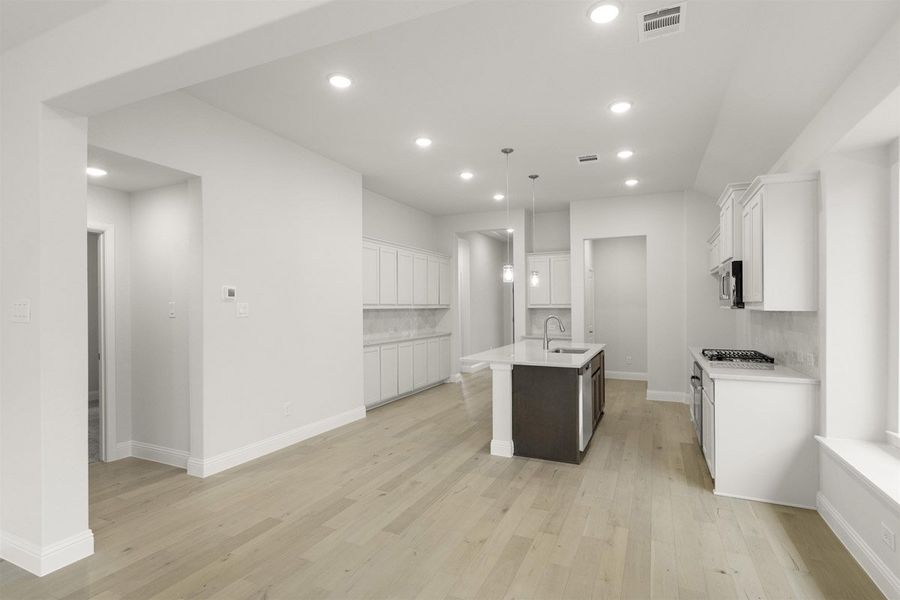 Representative furnished interior of a home built from the Campion by Pacesetter Homes in La Terra at Uptown Celina, Celina (Image 4).