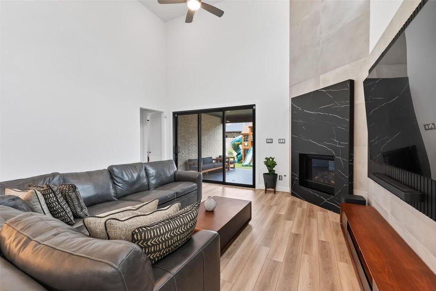 Furnished interior view inside a new home in Avalon at Cypress, Cypress (Image 17).