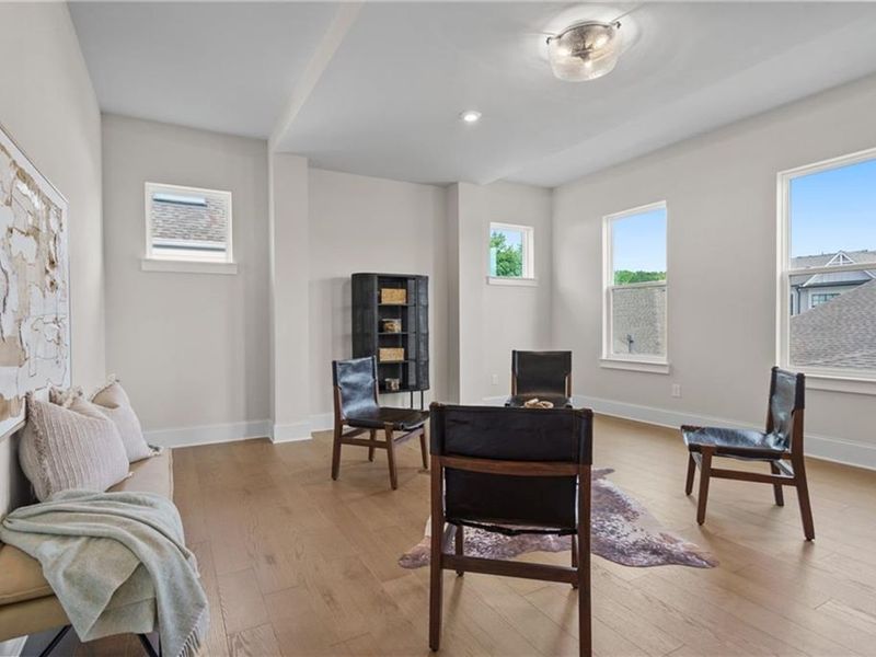 Furnished interior view inside a new home in The Village at Towne Lake, Woodstock (Image 46).