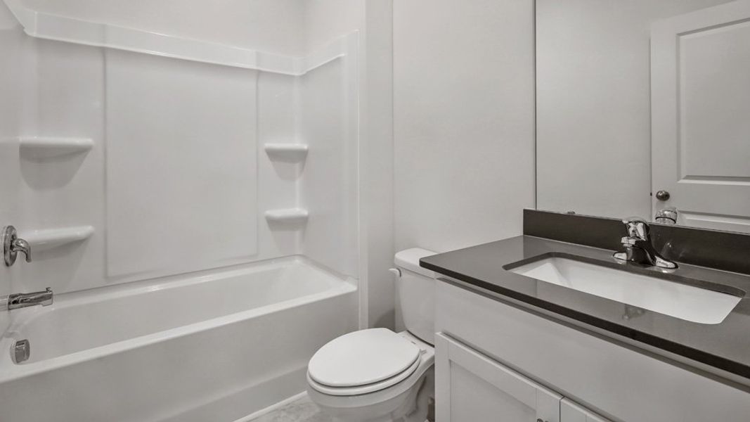 Furnished interior view inside a new home in Ridgewood Farms, Winterville (Image 12). Furnished interior view inside a new home in Ridgewood Farms, Winterville (Image 12).