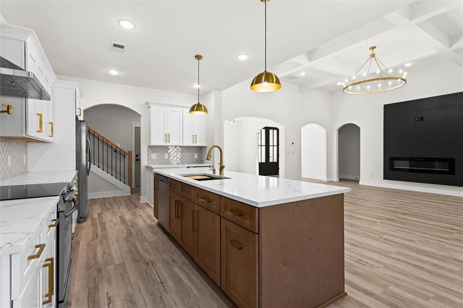 Furnished interior view inside a new home in , Gainesville (Image 20).