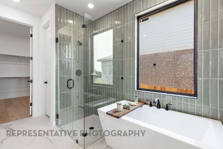 Furnished interior view inside a new home in Parkside On The River: 50ft. lots, Georgetown (Image 25).