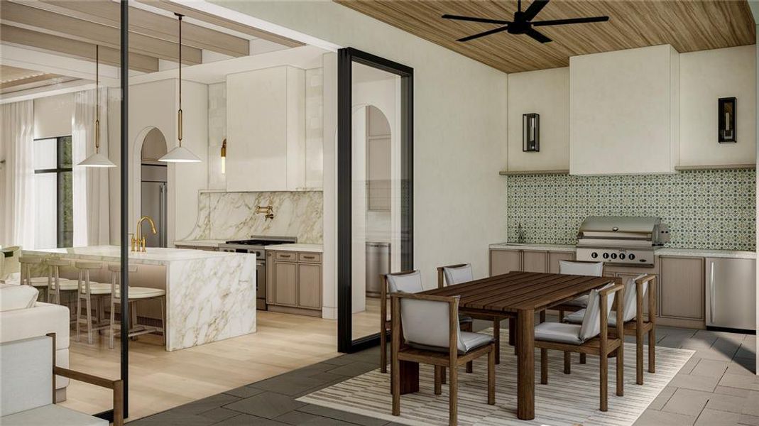 Furnished interior view inside a new home in , Winter Park (Image 7).