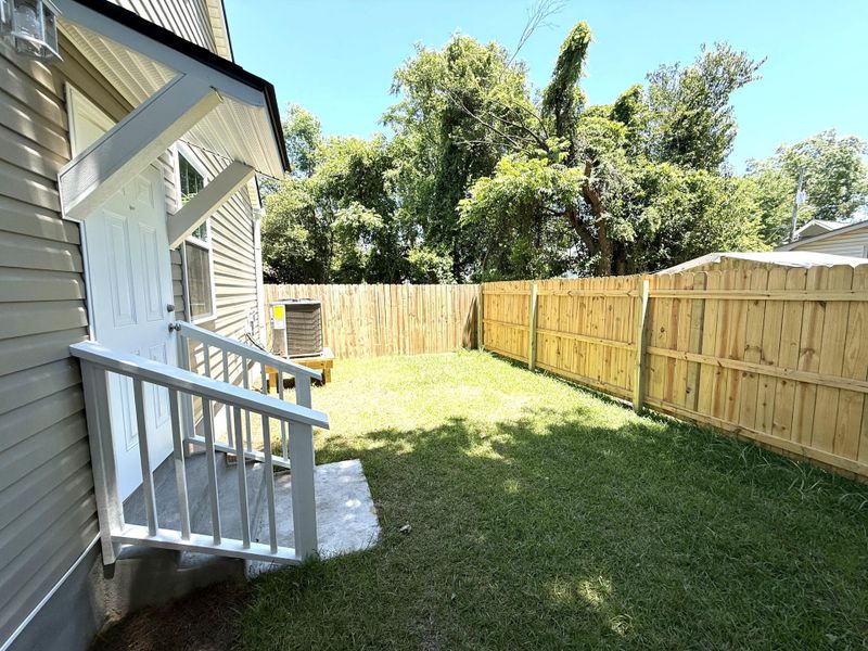 Exterior details and patio area of a home in , North Charleston (Image 15). Exterior details and patio area of a home in , North Charleston (Image 15).