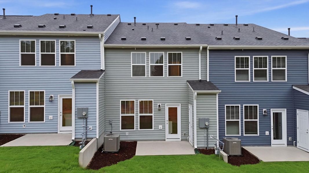 Highly functional backyard adds memorable living space to this elegant home located at Aspen Ridge