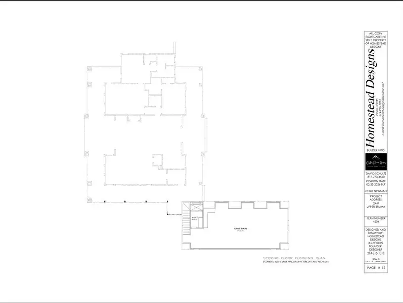 2D floor plan layout of this home in , Graford, TX (Image 3).