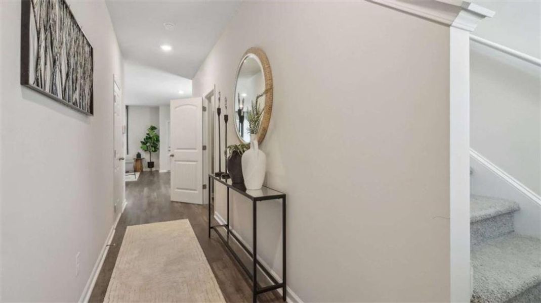 Furnished interior view inside a new home in Wellington Park, Lithonia (Image 6).