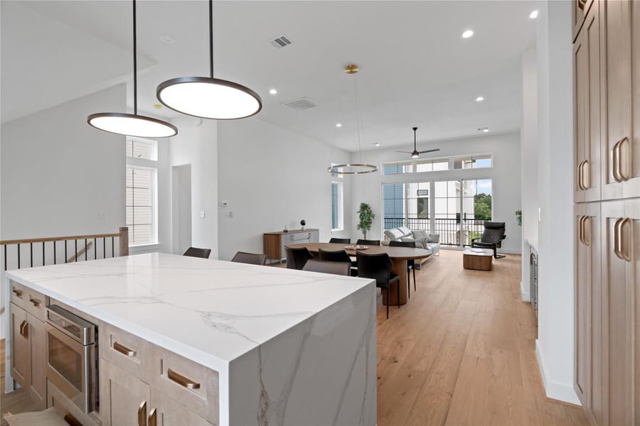 Furnished interior view inside a new home in , Houston (Image 12).