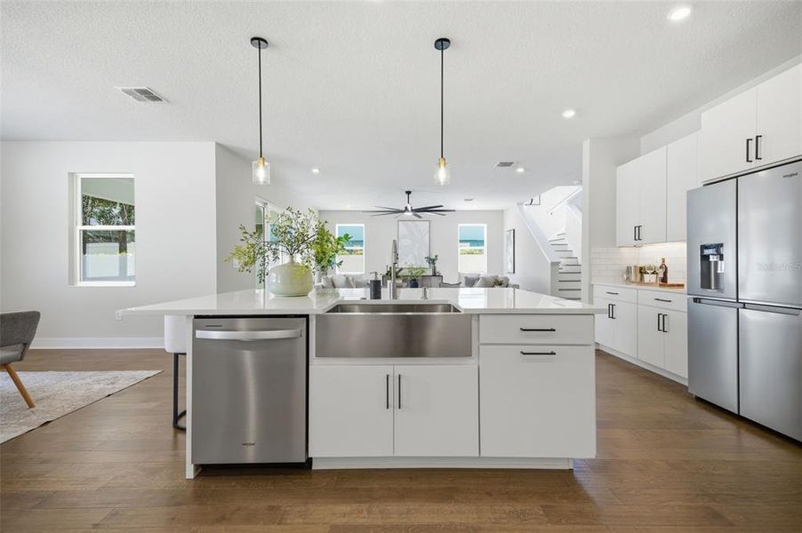 Furnished interior view inside a new home in , Tampa (Image 8).