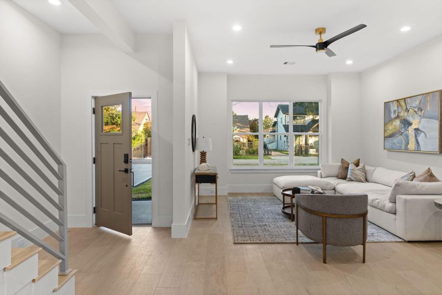 Furnished interior view inside a new home in , Houston (Image 22). Furnished interior view inside a new home in , Houston (Image 22).