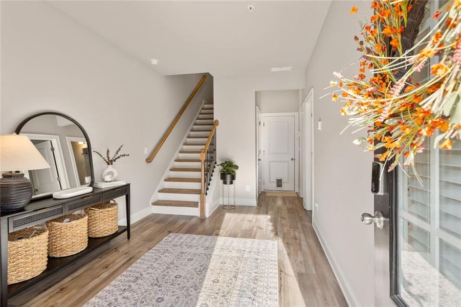 Furnished interior view inside a new home in Terrace at Riverview Landing, Smyrna (Image 26).
