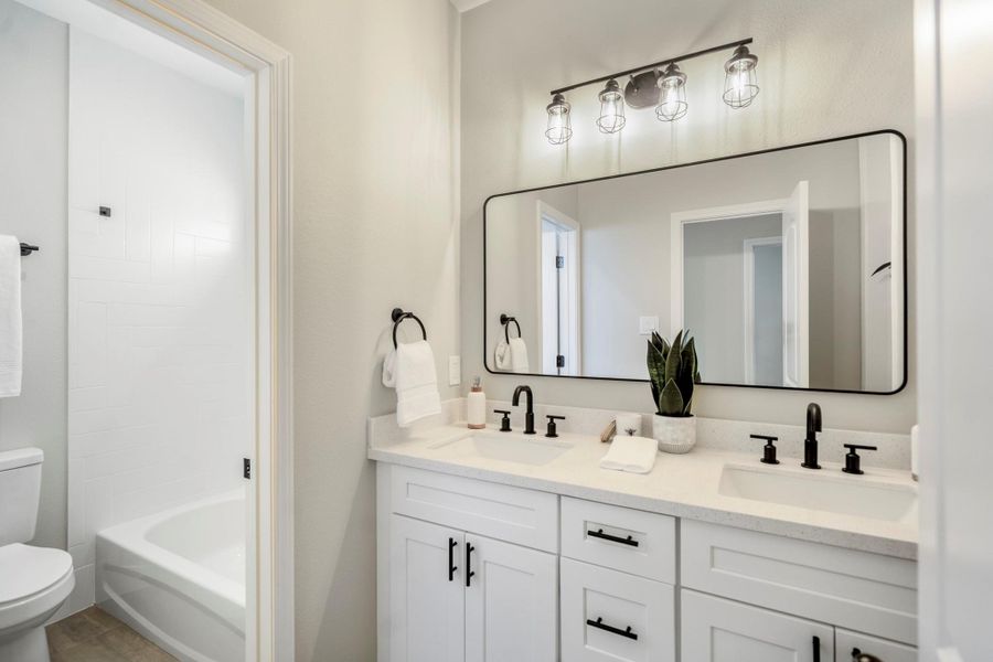 Furnished interior view inside a new home in , Houston (Image 13). Furnished interior view inside a new home in , Houston (Image 13).