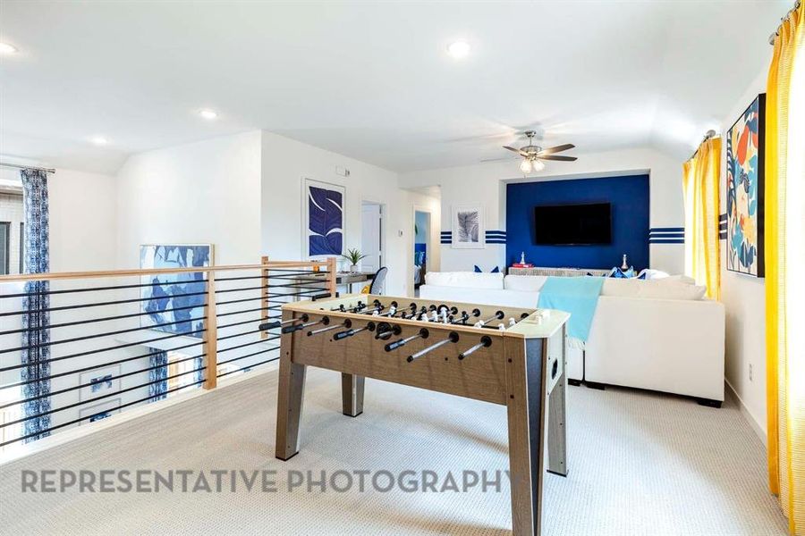 Furnished interior view inside a new home in Bel Air Village: 50ft. lots, Sherman (Image 28).