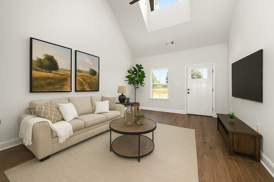 Furnished interior view inside a new home in Saddlebrook, Murfreesboro (Image 5). Furnished interior view inside a new home in Saddlebrook, Murfreesboro (Image 5).