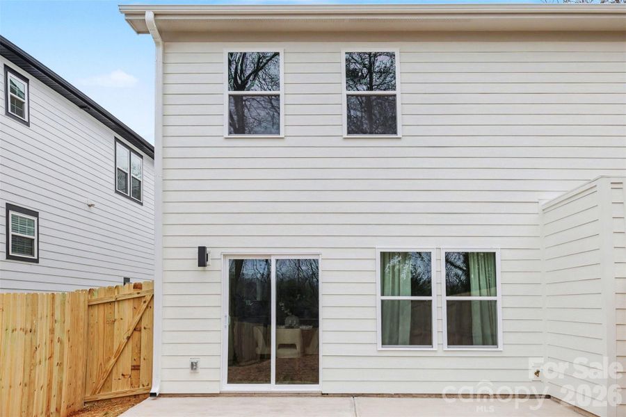 Exterior details and patio area of a home in , Charlotte (Image 3).