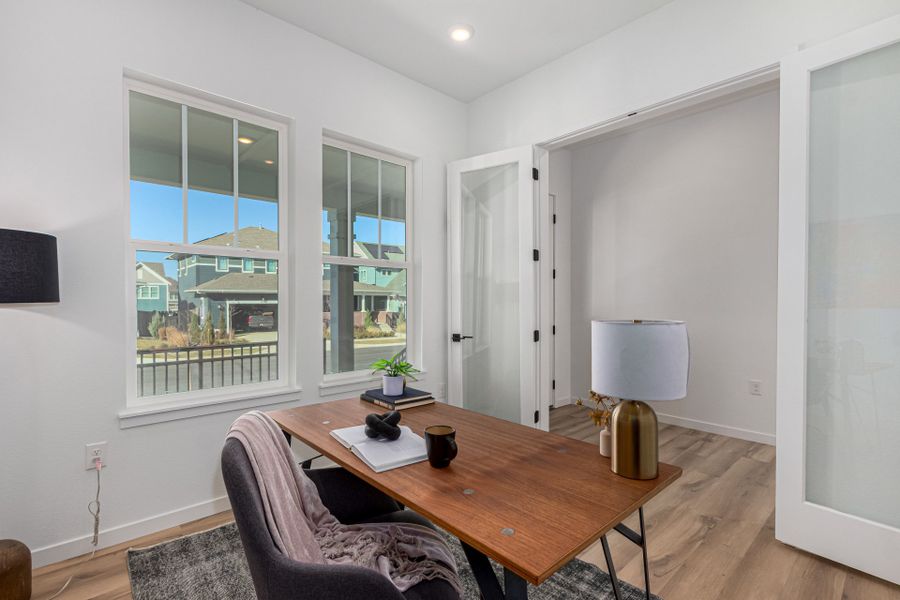 Furnished interior view inside a new home in Westerly, Erie (Image 21).