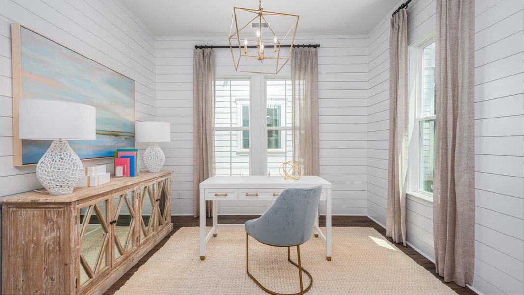 Furnished interior view inside a new home in , Summerville (Image 12).